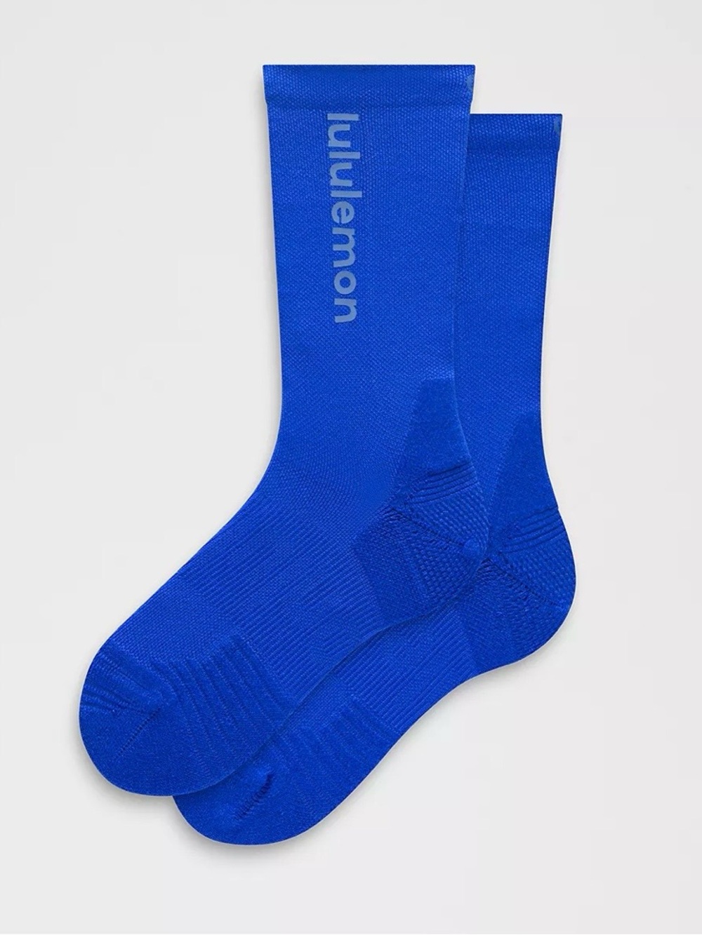 NWT Lululemon Unisex Power Stride Cushion Crew
Socks
Wordmark Beach Ball Blue - Picture 3 of 5